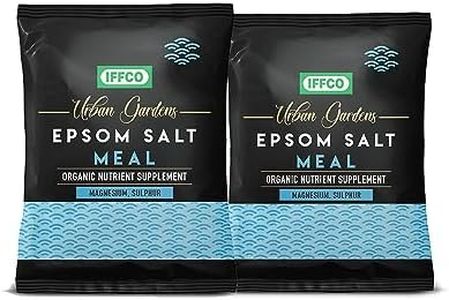 IFFCO Urban Gardens - Epsom Salt Meal - 1.8Kg - Organic Magnesium Sulphate Fertilizer for Plants and Home Garden - Plant Nutrient Supplement in Water Soluble Powder