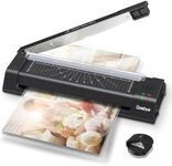 Gasbye Laminator Machine, 13-Inch Thermal Laminator with Steel Paper Cutter, 13 Laminating Pouches, Corner Rounder, Jam Release Button for Home, Office, School, Teachers, Personal Use, Black
