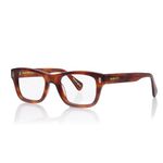 Shisen Fox GAZO Versatile Vintage Frames for eyeglasses | Stylish eyewear Crafted from Italian Acetate material | 52 MEDIUM Unisex Spectacle Eye frame with Demo lenses (Havana)