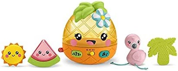 Fisher-Price Paradise Pals Magical Lights & Tunes Pineapple, electronic learning toy with music and lights for baby ages 6-36 months (Amazon Exclusive)