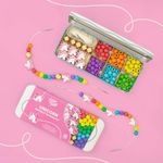 COTTON TWIST Kids Unicorn Bracelet Making Craft Kit - Children Creative Beading Jewellery Designing DIY Play Set with Tin - Suitable for 3-8 Years