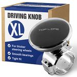 Steering Wheel Knob for Truck - XL Driving Knob for Thick Steering Wheels - for Heavy Duty, Vans, Pickup Trucks, Sport, Tuning Steering Wheels - Facilitates All Maneuvers