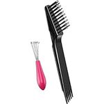 2 Pieces Hair Brush Cleaning Tool C