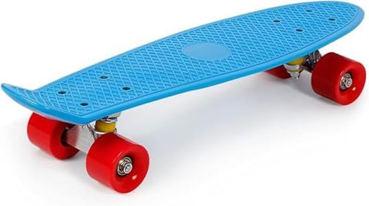 SISIGAD Skateboard for Kids - 22” Beginner Skateboard for Kids Girls & Boys - Best Giftfor Ages 4-6/6-12 & Great Retro Mini Cruiser for College Students