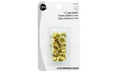 Dritz Large Eyelets - Gilt - 1/4" - 15 Ct.