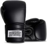 Superare Finisher Boxing Gloves 10 oz – Beginner Training, Sparring Boxing Gloves for Men and Women – Lightweight Black Gloves for Boxing & MMA – Multi-Layered Comfort and Protection