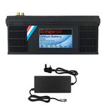 12V 200Ah LifePo4 Battery 10000+ Deep Cycles with Perfect BMS Grade A Cells Lithium Iron Phosphate Battery for Trolling Motor Solar Panels RV Boat Golf Cart Off Grid Applications