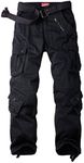 AKARMY Men's Casual Cargo Pants Mil