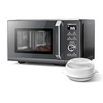 TOSHIBA 26L Air Fry Auto Menu Combo 6-in-1 900W Microwave Oven With Steamer in Morandi Grey, Inverter, Chef defrost, Convection, Combi., Steam, Grill, 10 power levels, 10 Auto Menus, MW3-AC26SFI(MG)