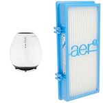 Bionaire BAP600-CN 99-Percent Permanent HEPA Air Purifier with Night Light, White & BAPF30AD-CN Replacement Filter, Total Air with 99% HEPA and Dust Protection, Blue