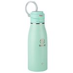 Takeya 17 Oz Traveler Stainless Steel Insulated Travel Coffee Mug with Locking Leak Proof Lid, Premium Quality, BPA Free, Aqua