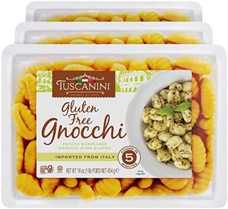 Tuscanini Gluten Free Potato Gnocchi, 16oz (3 Pack) | Imported from Italy, Low Fat, Ready in Minutes