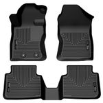 Husky Liners Weatherbeater Floor Mats | Fits 2024-2026 Subaru Crosstrek & Impreza | Front & 2nd Row, 3-pc Black - 95451