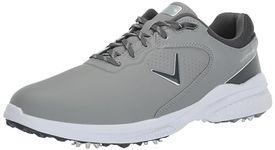 Callaway Men's Solana TRX v3 Golf Shoe, Grey, 10 Wide