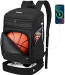 Ciihars Basketball Backpack Basketball Bag Large Sports Bag with Separate Ball holder & Shoes compartment, Best for Basketball, Soccer,Volleyball,Gym