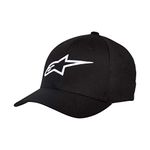 Alpinestars Men's Ageless Curve Baseball Cap, Black (Black/White ), L-XL UK