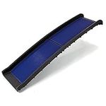 Pet Ramp for Dogs in Plastic, Folding Lightweight and Strong (Blue)