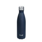 S'well Original Water Bottle, Azurite, 500ml. Vacuum-Insulated Drinks Bottle Keeps Drinks Cold and Hot - BPA-Free Stainless Steel Hydration Bottle for On The Go, Black