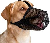 Dog Muzzle, Soft Mesh Covered Muzzl