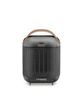 De'Longhi HFX30C15GCA Capsule Compact Ceramic Fan Heater, Gray