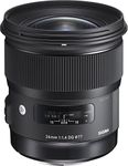 Sigma 401101 for Canon EF Cameras 24mm f/1.4 Wide-Angle-Prime Lens Fixed Prime