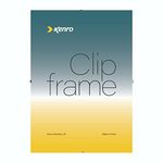 Kenro Clip Frame 6x4 inch / 10x15cm with Glass Front for Posters Certificates Drawings Illustrations - KCF001