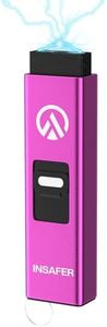 10 Mini Volt Micro Stun Gun for Woman - Small Stun Gun Rechargeable with LED Flashlight Safety Switch (Pink)