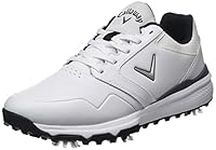 Callaway Men's Chev Golf Shoe, White Grey, 10 UK