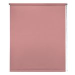 Thermal Blackout Blinds, Pink 85cm (33.46"), 165cm Drop - Blackout Roller Blinds For Inside and Outside Recess Fitting - Window Blinds of Multiple Colours and Sizes by New Edge Blinds