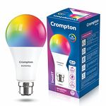 Crompton Immensa 9-Watt B22 WiFi Smart LED Bulb with Music Sync, 16 Million Colors, Compatible with Amazon Alexa and Google Assistant_Pack of 1