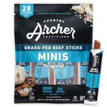 Country Archer Grass Fed Original Mini Beef Sticks 28/.05 Oz Net Wt 14 Oz, 14 Ounces