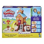 Play-Doh Builder Treehouse Toy Building Kit for Kids 5 Years and Up with 7 Non-Toxic Play-Doh Colors - Easy to Build DIY Craft Set