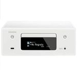 Denon CEOL-N10 Audio Receiver with CD Player, HiFi Amplifier for TV Sound, Bluetooth, 2x Optical Input, Google Assistant / Siri / Alexa Compatible, Music Streaming, HEOS Multiroom - White