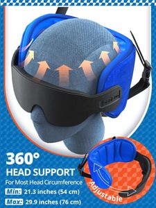 SARISUN Travel Pillow – Black Neck Support Cushion