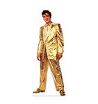 Poster Revolution Elvis Presley - Gold Suit - Life-Size Standup 62" Tall