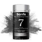 Sanfe Instant Bald Spot Covering Fibers (22g) | For Fine and Thinning Hair for an Instantly Thicker & Fuller Look - Best Value & Superior Formula | Black