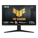 ASUS Tuf Vg27Aql1A 27 Inch (68.5 Cm) 2560 X 1440 Pixels, Wqhd Gaming Led Monitor with 170Hz Refresh Rate 1Ms Response Time in-Built 2W Speakers and USB 3.0 Connectivity, Black