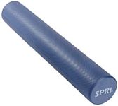 SPRI Foam Roller Round High Density Closed Cell EVA Foam, 36-Inch, Blue