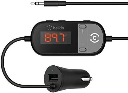 Belkin F8Z880au TuneCast in-Car 3.5mm to FM Transmitter, Black