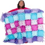 Melissa & Doug Created by Me! Butterfly Fleece Quilt No-Sew Craft Kit (48 squares, 1. metres x 1.5 metres)