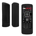 kwmobile Case Compatible with VIZIO XRT112 Remote Case - Soft Silicone Cover for Remote Control - Black