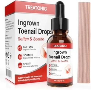 Treatonic Ingrown Toenail Drops – Nail Softening & Soothing Liquid for Toenail Care - Supports Comfortable Nails - Includes Silicone Toe Protectors & Nail Care Tools