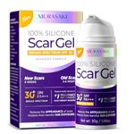 Silicone Scar Gel Scar Cream - SPF 30 Advanced Scar Gel for Old and New Scars
