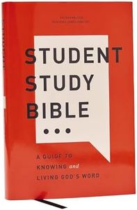 Student Study Bible: A Guide to Knowing and Living God’s Word (NKJV, Hardcover, Red Letter, Comfort Print)