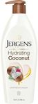 Jergens Hydrating Coconut Body Lotion, Hand and Body Moisturizer Hydrates Dry Skin Instantly, Infused with Coconut Oil, Dermatologist Tested, 16.8 oz