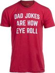 Dad Joke Tees | Funny Father Joke Loading Grandpa Daddy Father's Day Pun Humor T-Shirt, How Eye Roll, X-Large