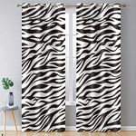 Home Fashion Room Darkening Animal Print Curtains