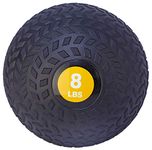 Signature Fitness Workout Exercise Fitness Weighted Medicine Ball, Wall Ball and Slam Ball​, Slam Ball​, 8 Pounds