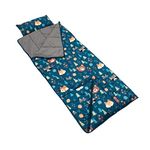 Lippert Children’s Sleeping Bag for Camping - Wilderness Animals,Blue