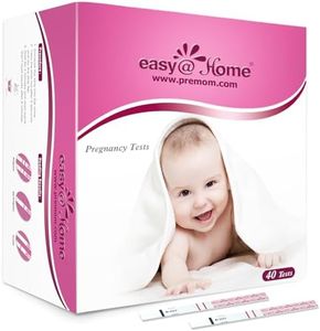 Easy@Home Pregnancy Test Strips Kit: 40 Pack HCG Test Strips - Early Detection Home Bulk Pregnancy Tests | EZW1-S:40